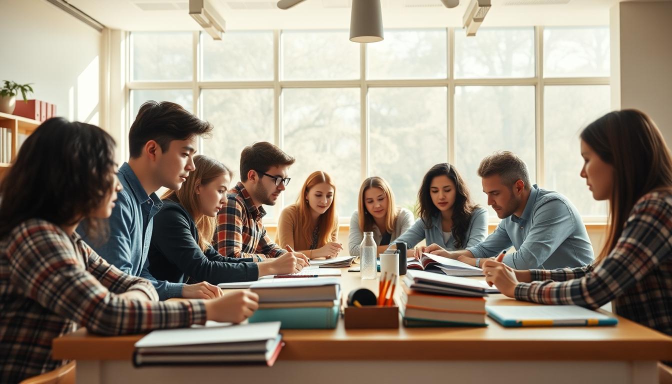 Organized study environment supporting productive learning